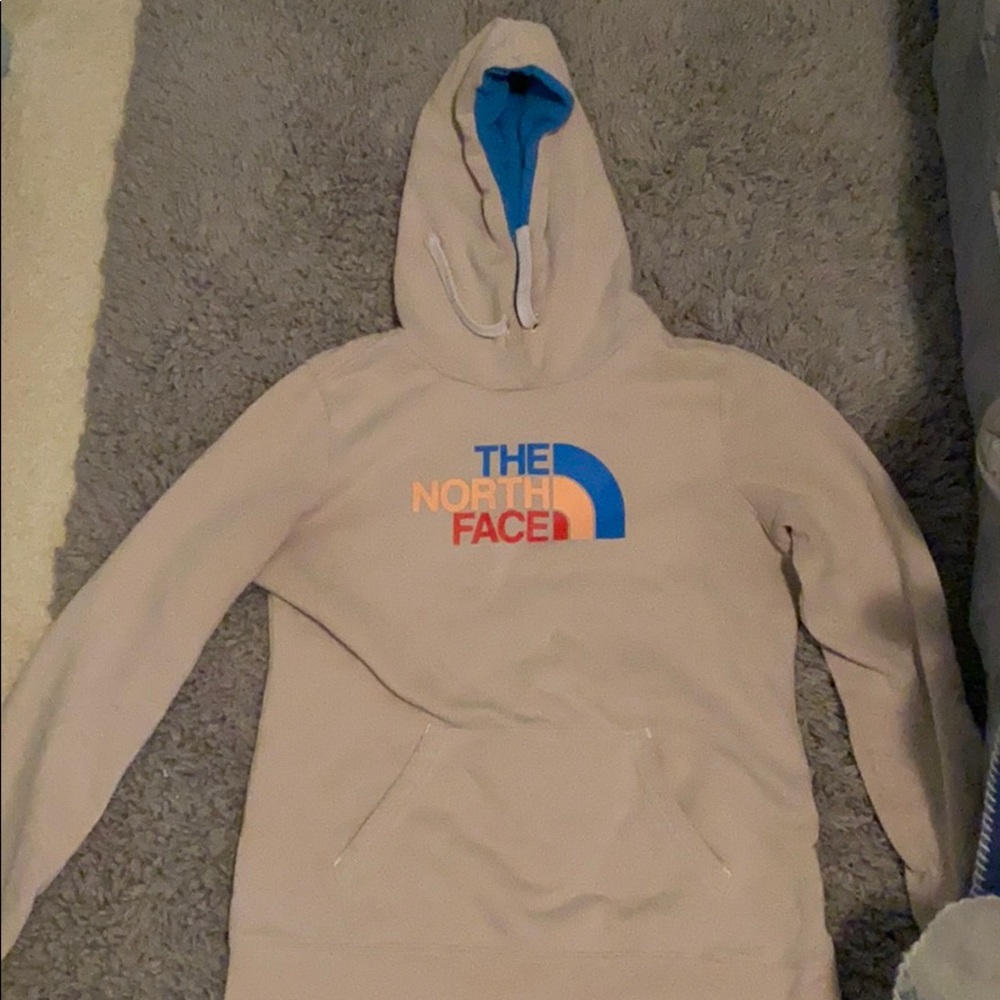 Tan North face jacket